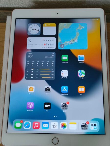 【美品】iPad 第7世代 Wi-Fi 32GB ゴールド MW6C2J/A A2197 動作確認済み