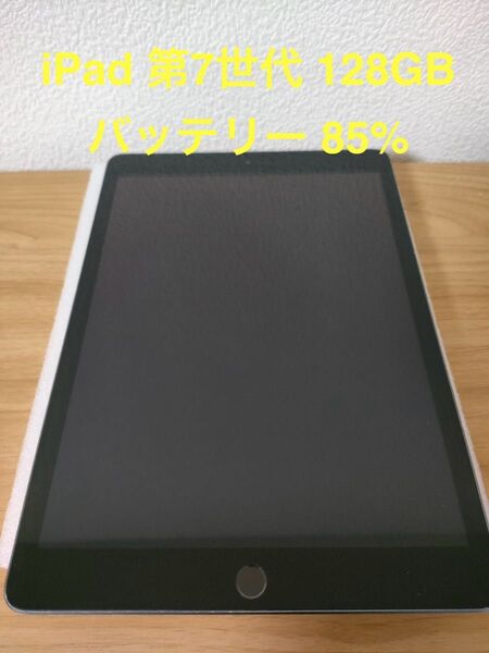 iPad 第7世代 Wi-Fi 128GB スペースグレイ MW772J/A A2197 動作確認済み