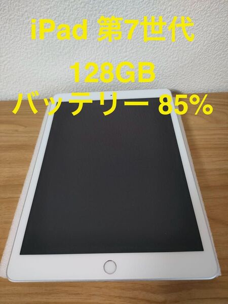 iPad 第7世代 Wi-Fi 128GB シルバー NW782J/A A2197 動作確認済み