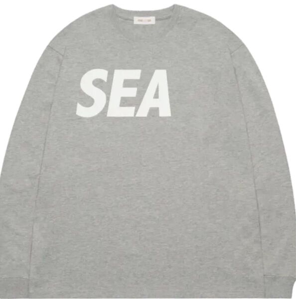 WIND AND SEA SEA L/S T-SHIRT "Ash R.Blue"Mサイズ 新品未使用 タグ付き