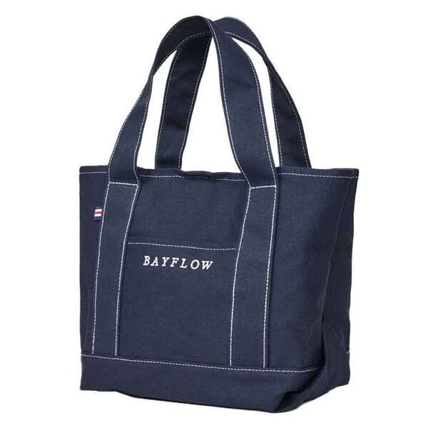 BAYFLOW 収納5ポケット LOGO TOTE BAG NAVY ロゴトートバッグ ネイビー 新品未使用