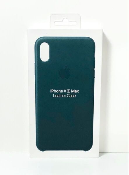 Apple アップル iPhone XS Max レザーケース・フォレストグリーン
