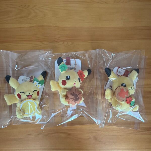 ポケモンセンターヒロシマR 限定ピカチュウぬいぐるみ 3点セット