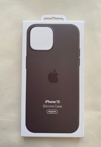 新品iPhone 15 シリコーンケースApple純正クレイ