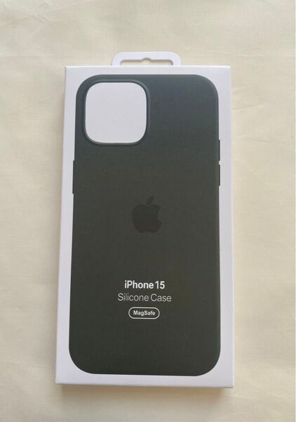 Apple純正iPhone 15 シリコーンケース未開封サイプレス