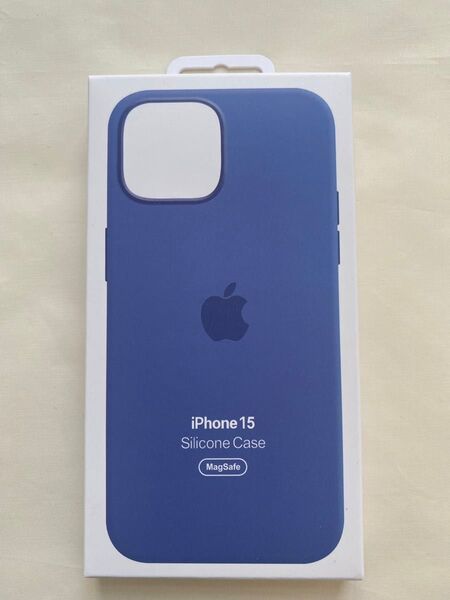 新品iPhone 15 シリコーンケース未開封ウインターブルー