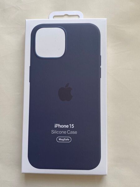 iPhone 15 シリコーンケース未開封ストームブルーApple純正