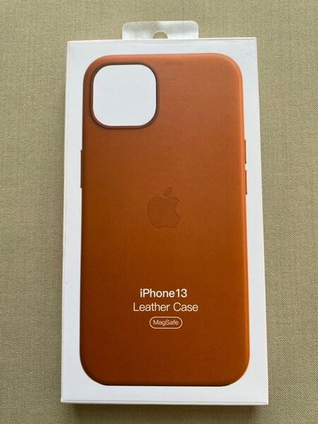 正規品新品iPhone 13 レザーケース ゴールデンブラウン