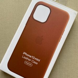 正規品未使用iPhone 13 mini レザーケース ゴールデンブラウン