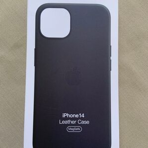 Apple未開封純正iPhone14 レザーケース ミッドナイト