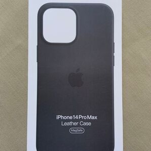 Apple純正iPhone14 Pro Max レザーケース未使用ミッドナイト