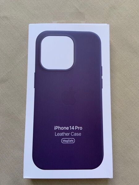iPhone 14 Pro レザーケース純正インクApple新品