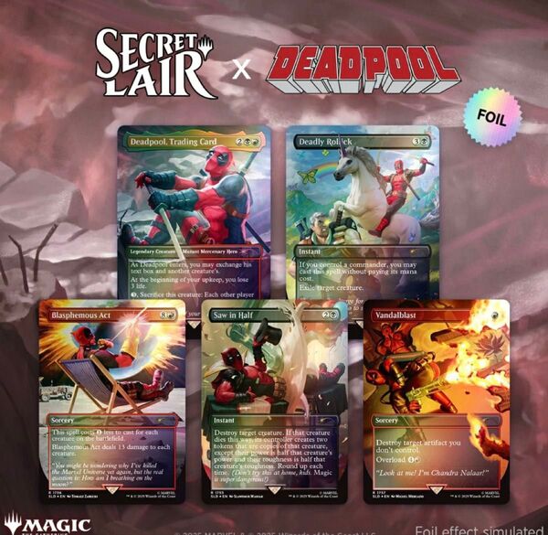 【未開封】Secret Lair x Marvel’s Deadpool