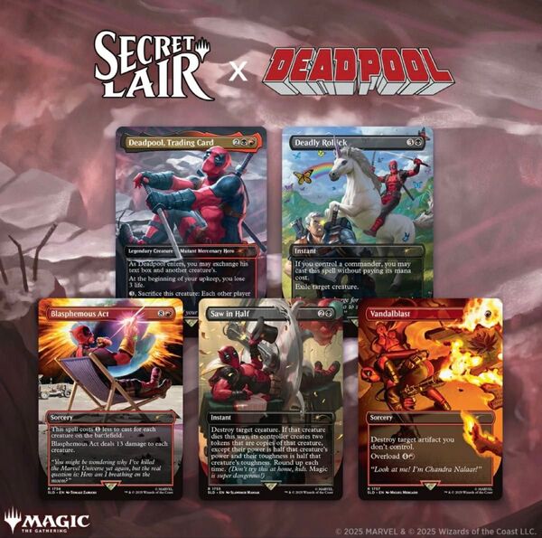 【新品未開封】Secret Lair x Marvel’s Deadpool