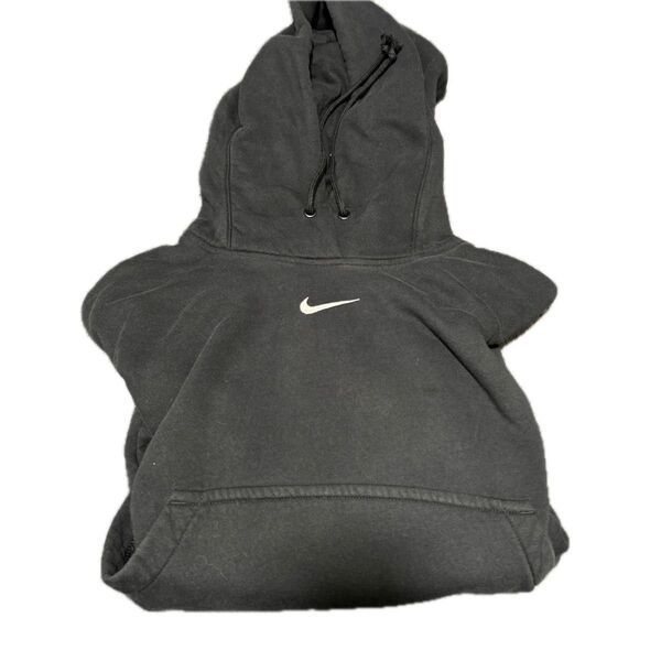 NIKE センターロゴ パーカー 短丈 y2k archive パーカー プルオーバー 古着 スポーツ