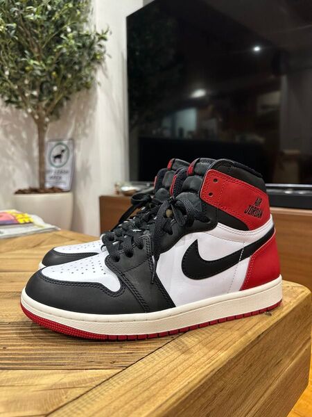 NIKE AIR JORDAN 1 RETRO HIGH OG "BRED TOE" 27cm