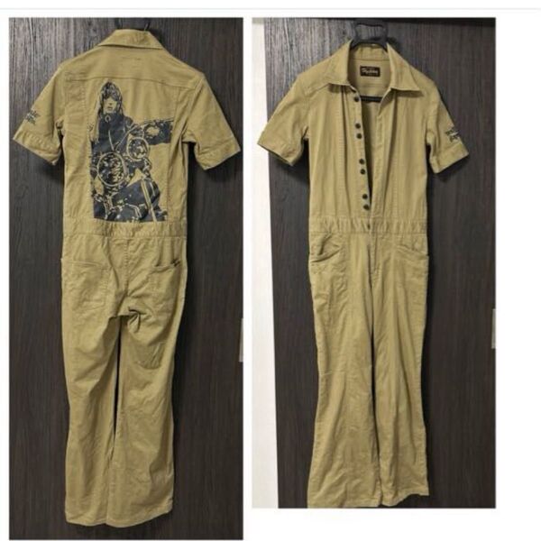 HystericGlamour ヒステリックグラマー つなぎ オールインワン 半袖 ツナギ 作業着