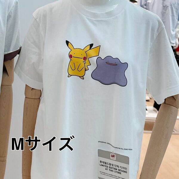韓国限定 メタモン ピカチュウ ユニクロ ポケモン Tシャツ Mサイズ