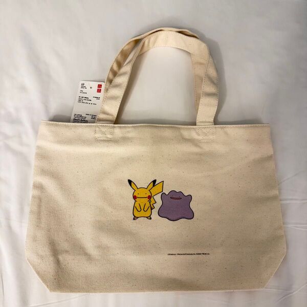 韓国限定 メタモン ピカチュウ ユニクロ ポケモン ミニトートバッグ