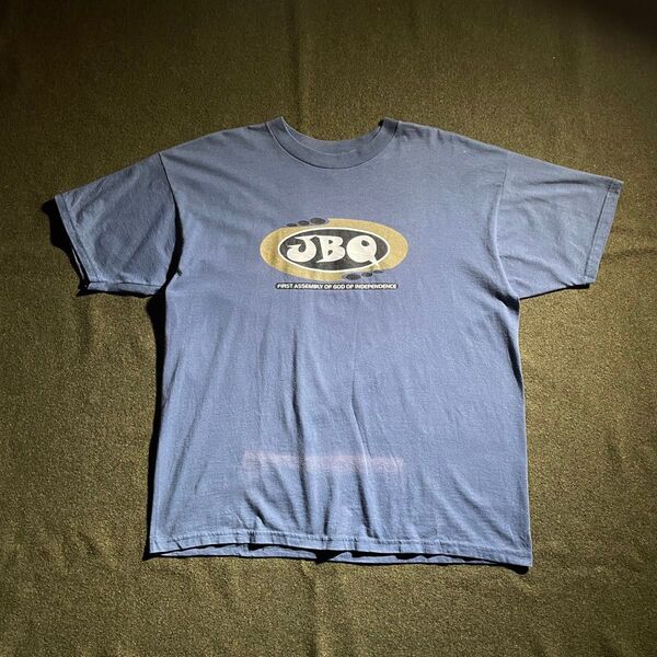 90s FRUIT OF THE LOOM JBQ プリント Tシャツ XL