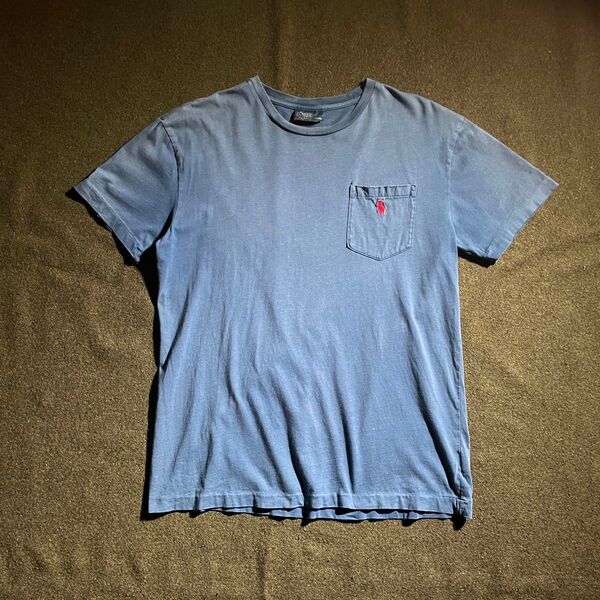 90s Polo by Ralph Lauren フェード ポケットTシャツ S