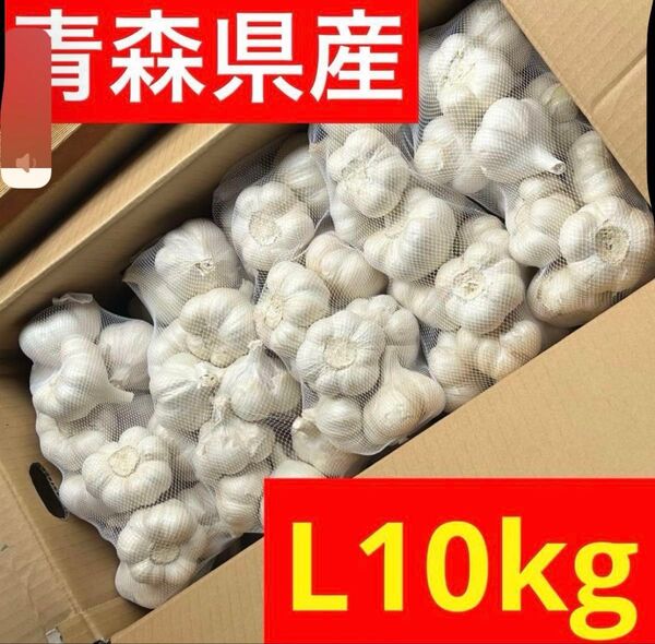 【大特価】青森県産にんにく 10kg L 福地ホワイト 加工 お買い得