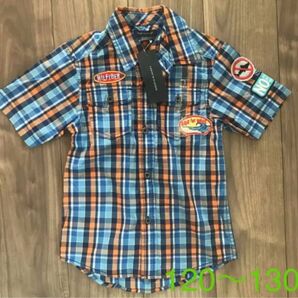TOMMY HILFIGER チェック 半袖シャツ 120〜130 新品
