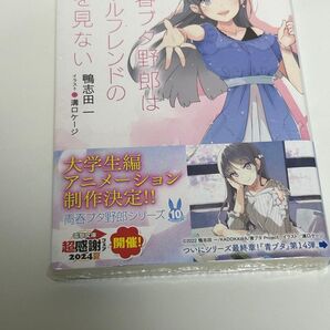 青春ブタ野郎はガールフレンドの夢を見ない(特典付き、未開封) 鴨志田一 電撃文庫