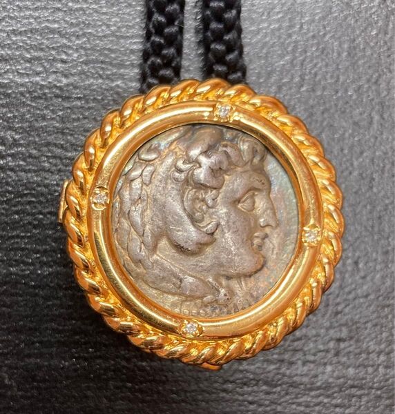 古代ギリシャ マケドニア アレクサンドロス大王 テトラドラクマ銀貨 コインジュエリー/ローマ デナリウス アンティークコイン