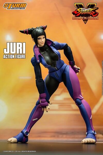 未開封 ストリートファイター ジュリ アクションフィギュア STORM COLLECTIBLES