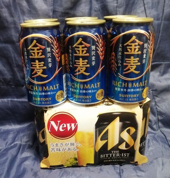 アサヒ ザ・ビタリスト & サントリー 金麦 12本セット