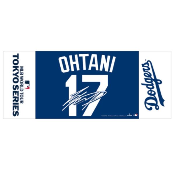 ロサンゼルスドジャース大谷翔平選手 MLB 東京シリーズMLB WORLD TOUR TOKYO SERIESフェイスタオル