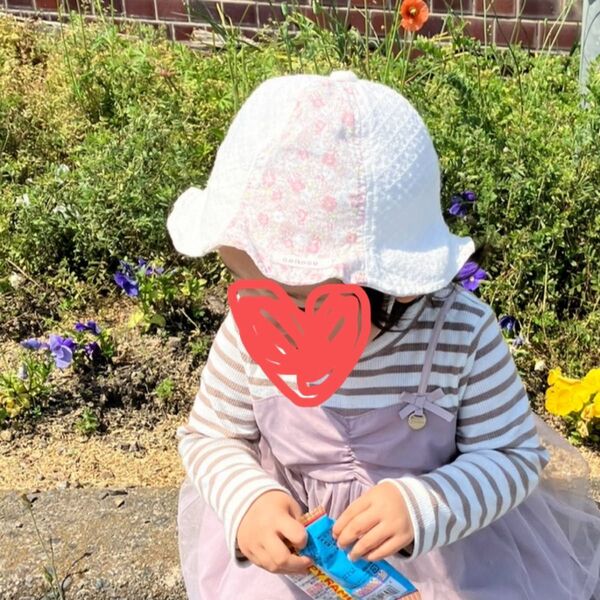 conoco ベビー帽子 花柄