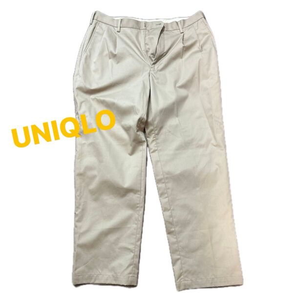 ベージュのパンツ ユニクロ メンズファッション ボトムス チノパン
