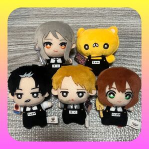 幼稚園WARS ちみっともぬい リタ ダグ ルーク マック シルビア 5種セット!