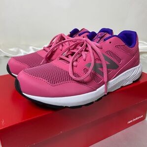 new balance スニーカー YK570CRB 24.0cm ピンク×パープル×シルバー