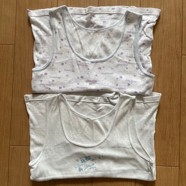 女の子用タンクトップ 2枚セット 140cm