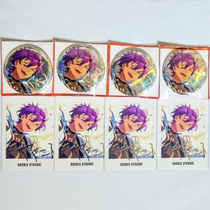 あんスタ ES 9周年記念 ぱしゃっつ & 缶バッジ 乙狩アドニス 8点セット