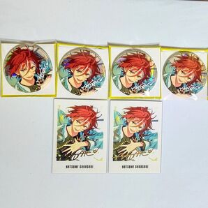 あんスタ ES 9周年記念 ぱしゃっつ & 缶バッジ 逆先夏目 6点セット