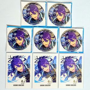 あんスタ ES 9周年記念 ぱしゃっつ & 缶バッジ 神崎颯馬 8点セット