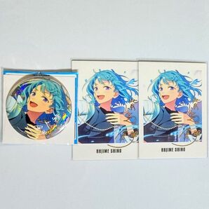 あんスタ ES 9周年記念 ぱしゃっつ & 缶バッジ 紫之創 3点セット