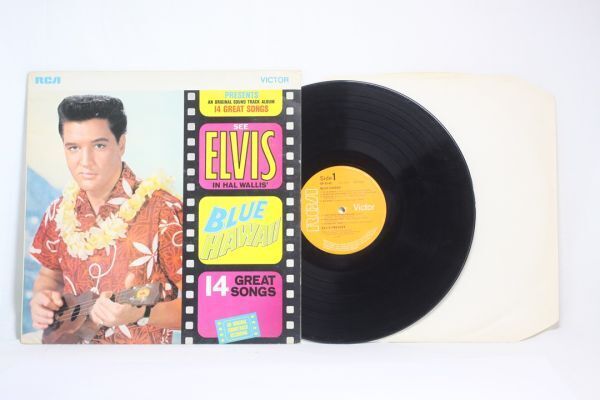 Elvis Presley Blue Hawaii UK(英 GB)盤 LP Stereo エラーレコード 希少 ブルーハワイ