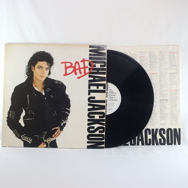 Michael Jackson Bad UKオリジナル(英 GB)盤 LP Stereo オリジナルインナースリーブ付 マイケルジャクソン