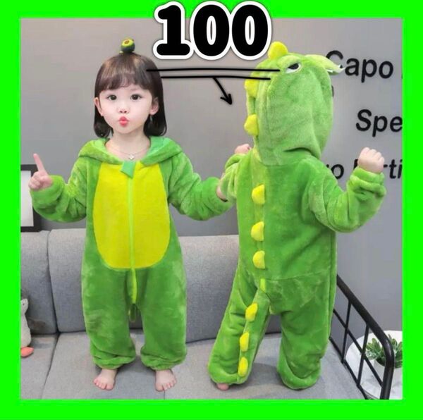 恐竜 100 辰年 お正月 着ぐるみ コスプレ キッズ 子ども ベビー もこもこ