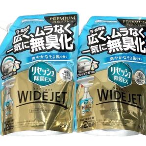リセッシュ除菌EX ワイドジェット 爽やかなそよ風の香り つめかえ用 衣類・布製品用消臭剤 プレミアム消臭スプレー 660ml×2