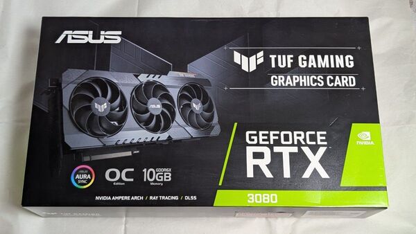 ASUS TUF GAMING NVIDIA GeForce RTX 3080 10GB OC PCIex16 短期間稼働のみ