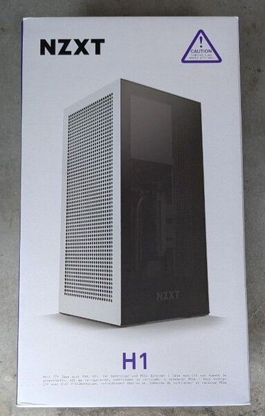 新品未開封 NZXT H1 ver2 白 mini-ITXケース(電源750W+水冷クーラー+ライザーカード入り)