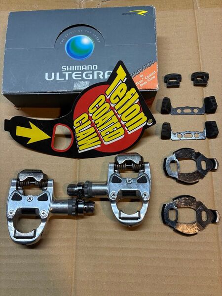 【中古】SHIMANOシマノ PD-6601 ULTEGRA ビンディング ペダル