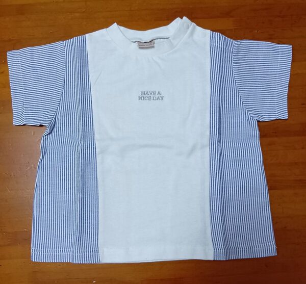 《未使用品》petit main ストライプTシャツ 90cm