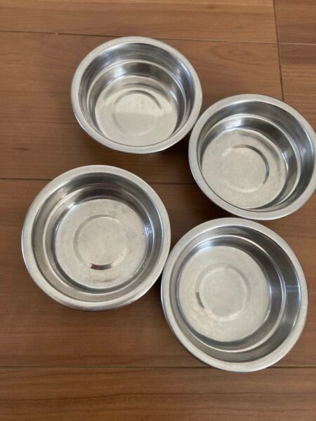 ドギーマン Doggy Man ステンレス 犬用 餌皿4個 おまとめ セット売り プレート 皿